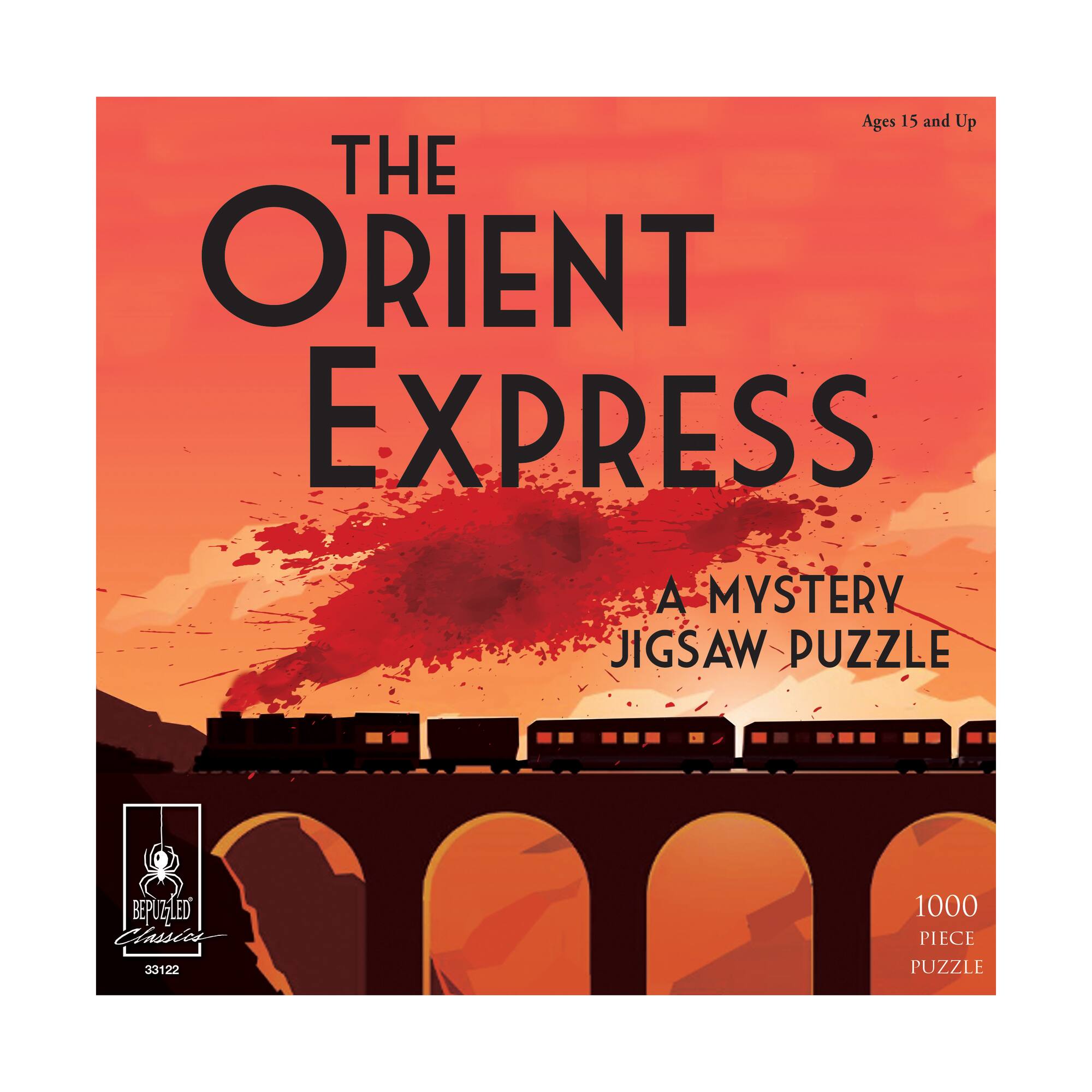 The Orient Express Classic Mystery 1,000 Piece Jigsaw Puzzle